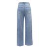 2025 Blue Ripped Women's Loose Straight Jeans - European & American Style