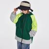 Boys' Color-Block Hooded Casual Jacket