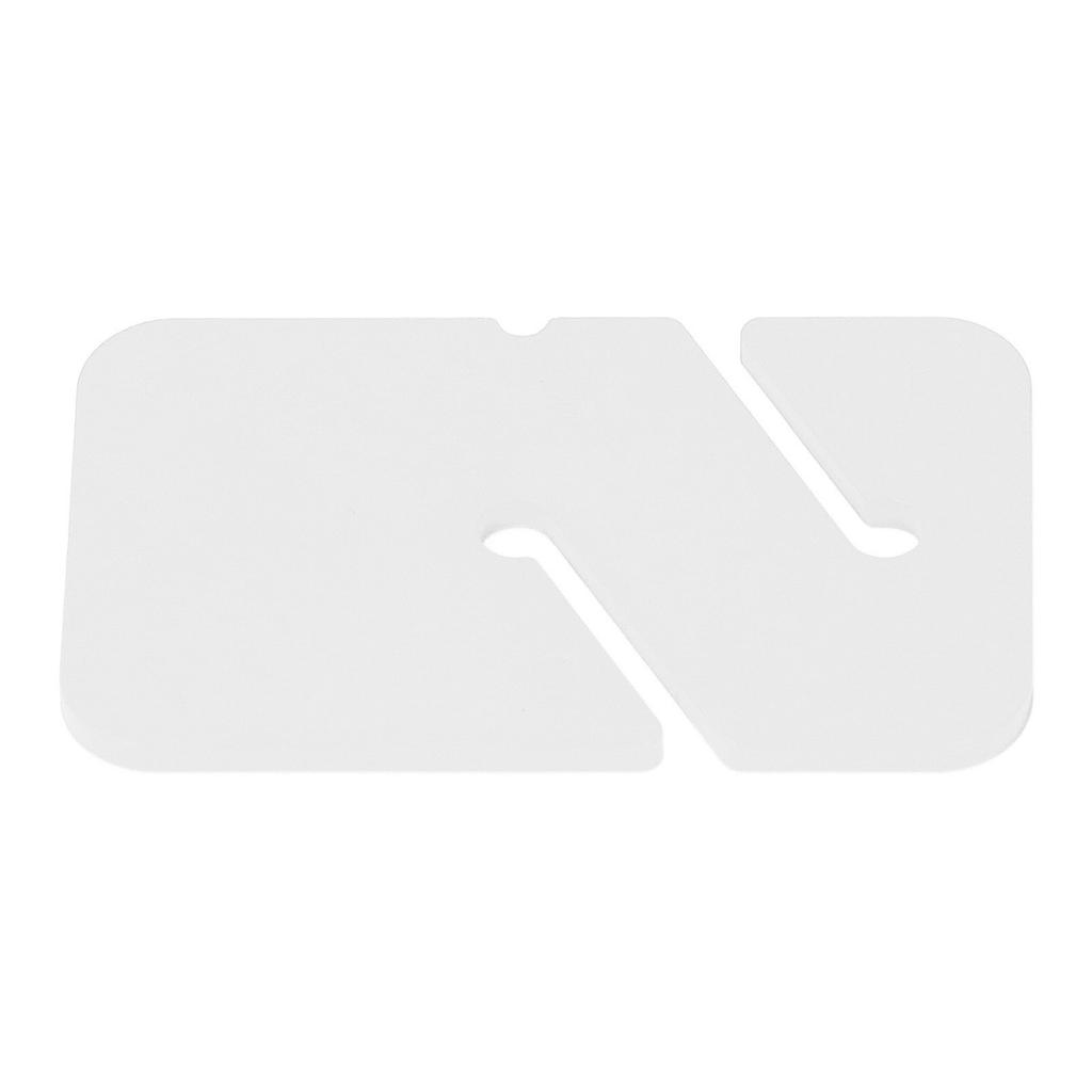 Diving Line Marker Rectangle ABS Easy Visibility Compact Cave Dive Line Marker for Diving Equipment White