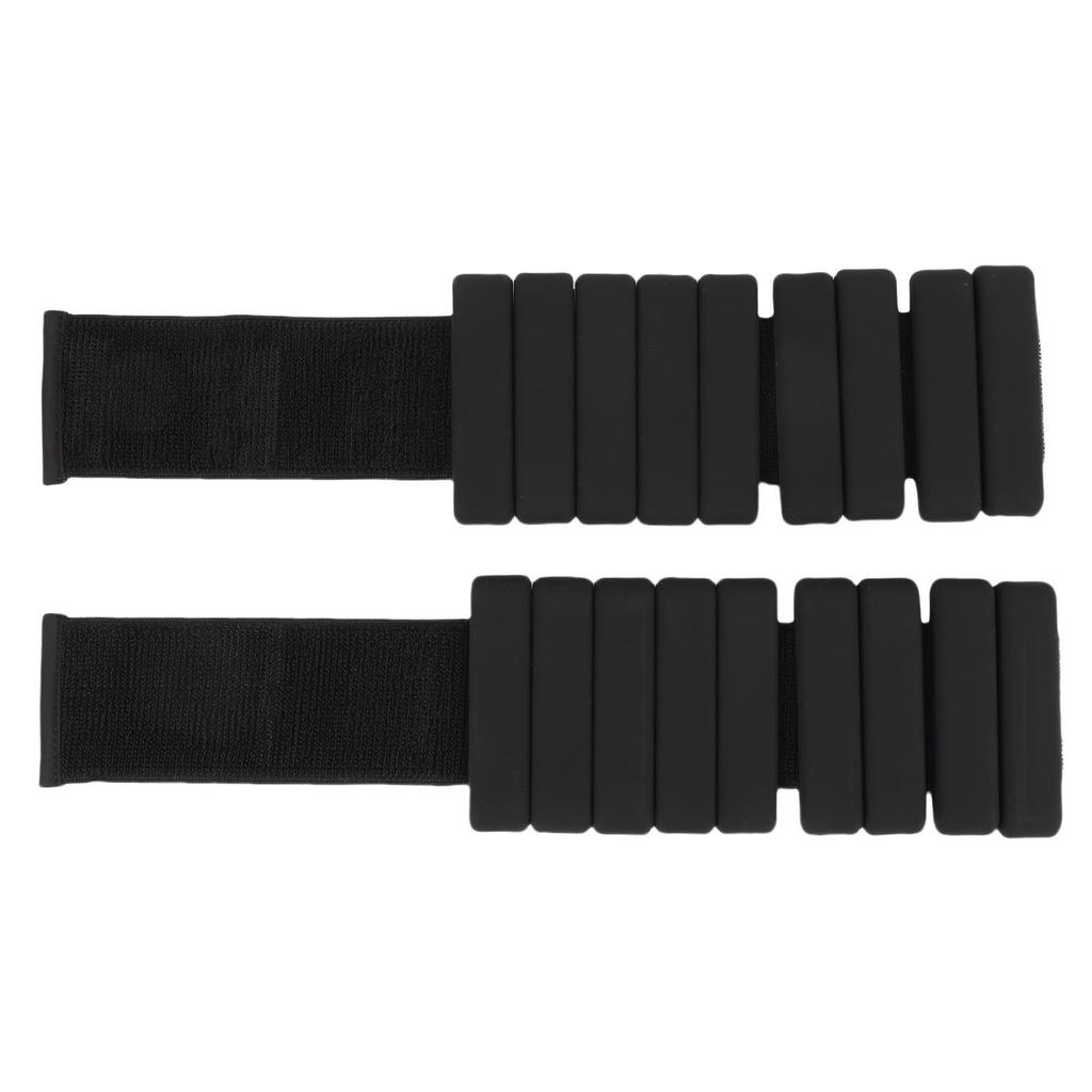 2PCS Wrist Ankle Weights for Women Men 2LB Silicone Adjustable Wrist Weighted Bracelet for Home Gym Workout Running