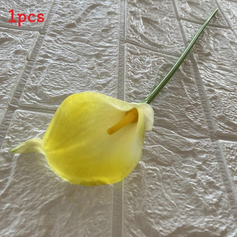Soft Touch Pu Artificial Calla Lily For Home Styling Decoration Photography