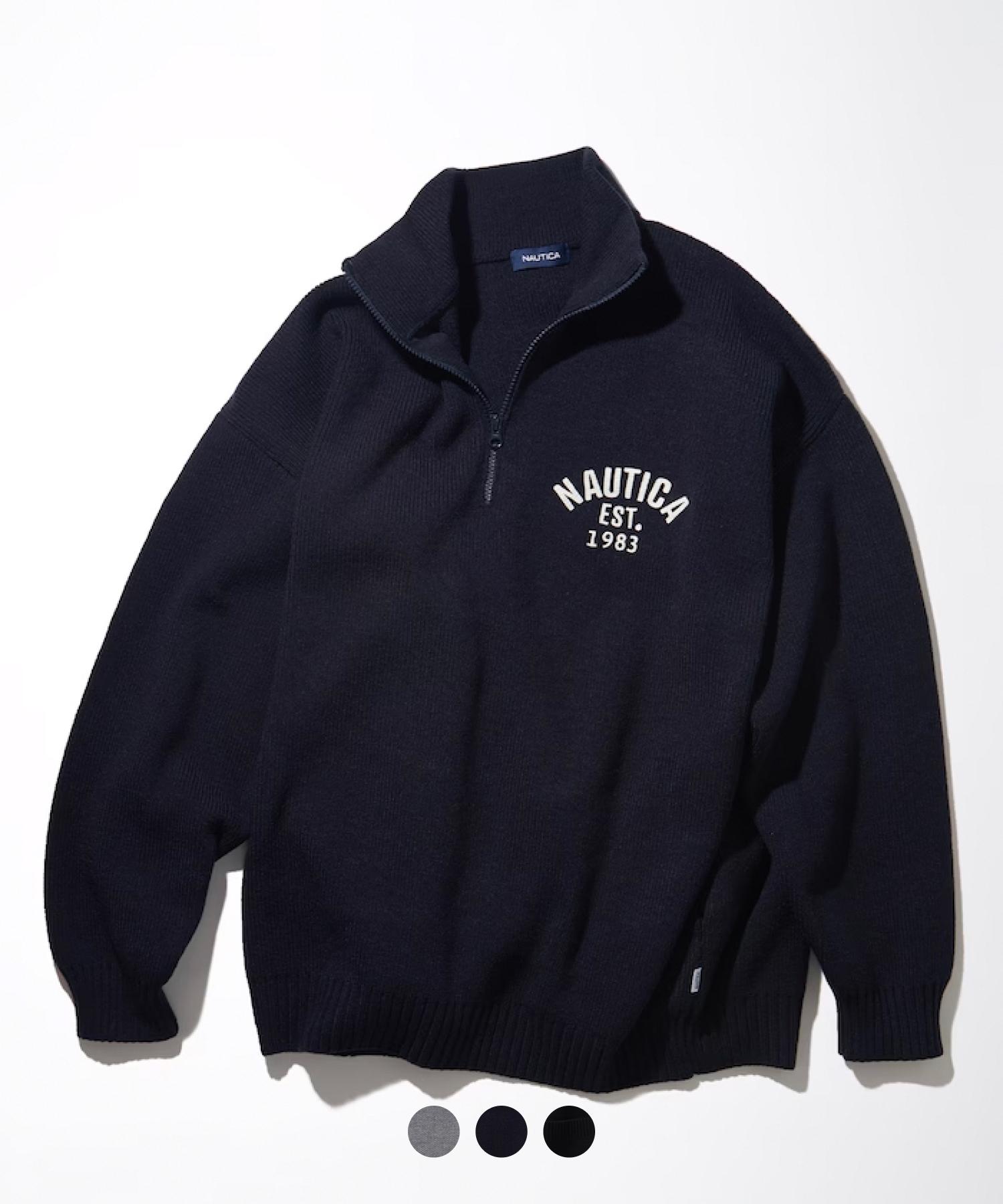 Notica [Jp Line] Half-Zip Sweater Navy/L