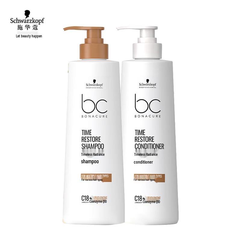 Schwarzkopf BC Time Restore Scalp Soothing Shampoo & Conditioner Set