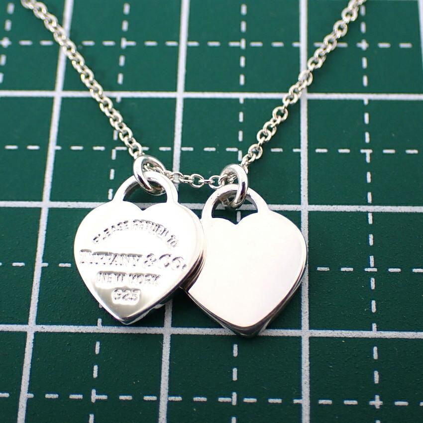 [Pre-owned] TIFFANY 925 Return To Tiffany Double Heart Tag Pendant/j62-10