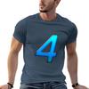 Number Four Tshirt Funny Gifts Vintage Graphic Tee T Shirts For Unisex Pack