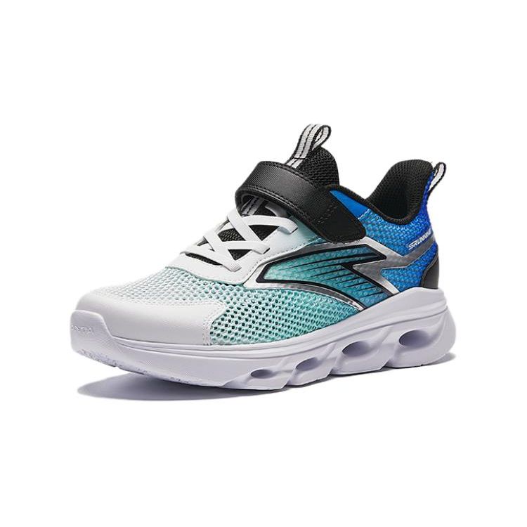 Anta Kids Cloud Running Shoes Kids Sneakers White Blue 312425531-2