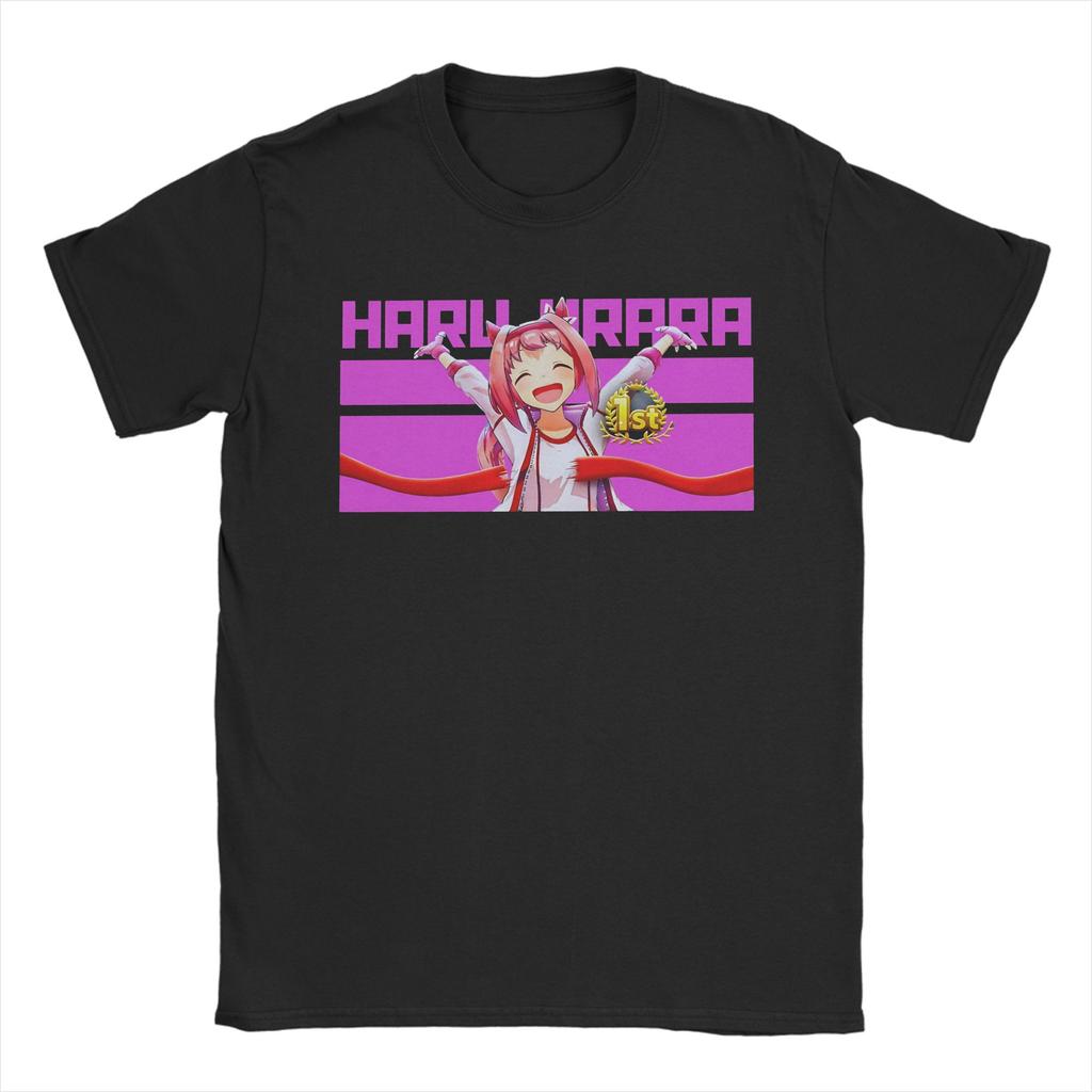 Casual T Shirt Summer Haru Urara Anime Hip Hop T Shirts Cotton Tee Shirt for Unisex Aesthetic Design Short Sleeve Clothes