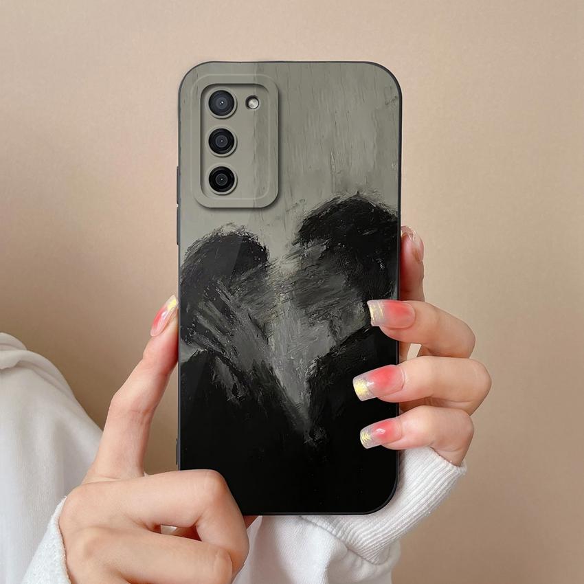 Hülle Für Oppo A56 A57 A58 A59 A60 A72 A75 A78 A79 A83 A91 A92 Handytaschen Niedliches Anime-Haustier-Muster Flüssigsilikon Premium Schutzhülle Für Oppo Capa