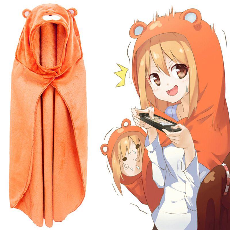 Mājīgs Himouto! Umaru-chan Otaku Cosplay Kostīms Flaneļa Sega Kapucis Apmetnis