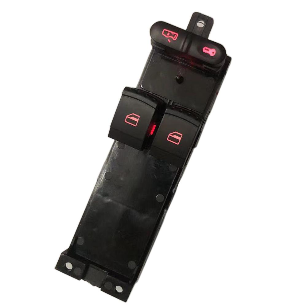 Car Black Window Switch Control Panel Trim 3B1867171D For VW Passat Golf MK4 Bora for Skoda Octavia 2 door