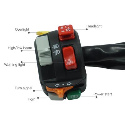 Elektro díly pro motorku – Přepínače a vypínače na moto