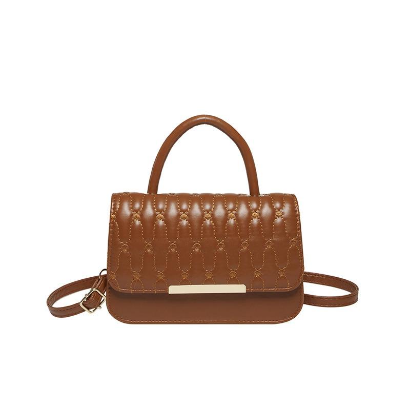 Fashion charm pu versatile bag women's new rhombus plaid handbag dinner party arm shoulder messenger bag