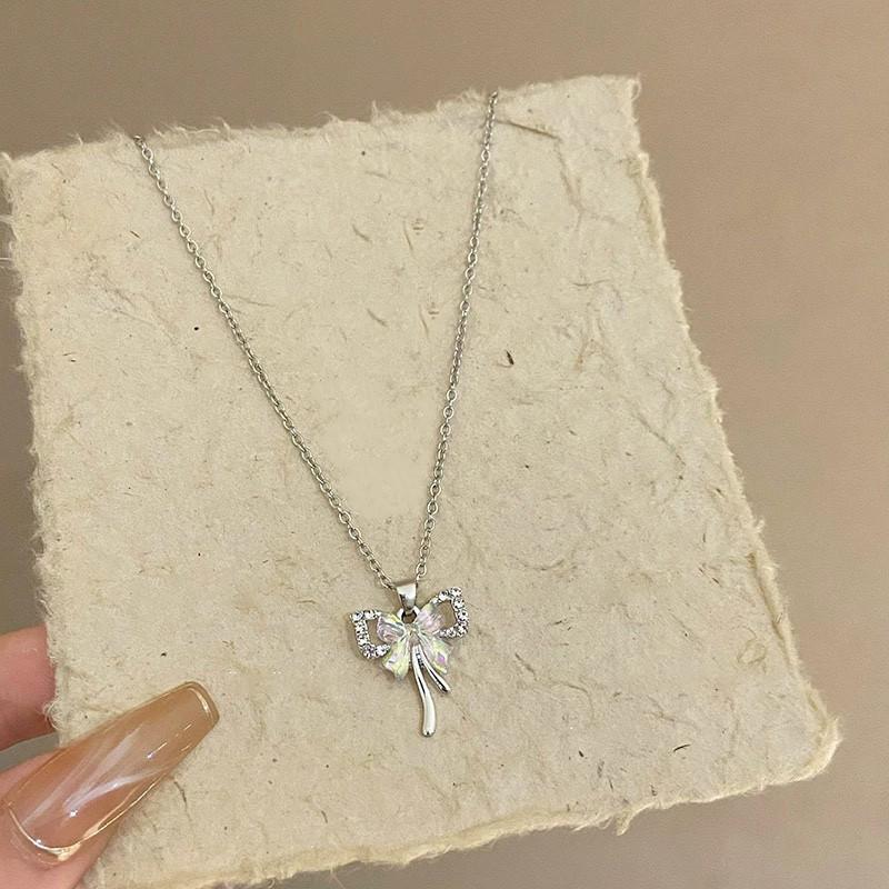 New Wine Red Cherry Gold Color Pendant Necklace For Women Personality Fashion Necklace Wedding Zircon Birthday Gifts