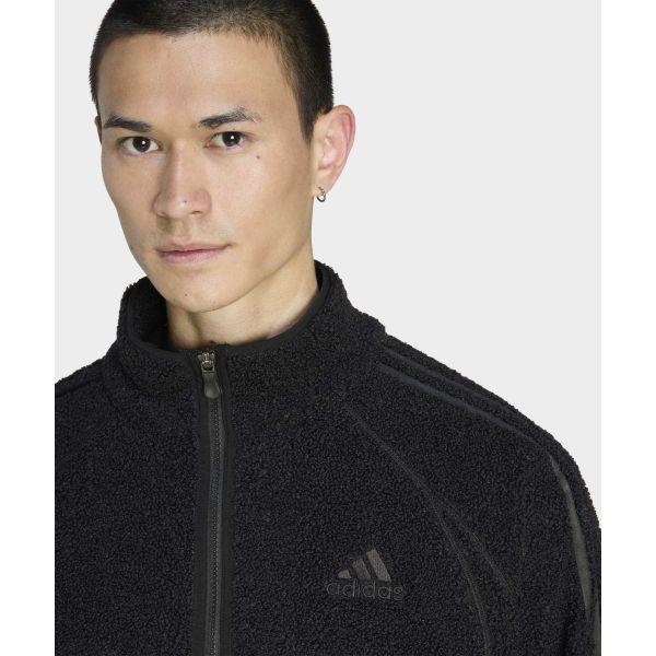Adidas Vogue Teamgeist Simple Comfortable Striped Fleece Jacket Men Jackets KR5189