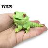 PLA Lizard Model 3D Printed Bearded Dragon Figure, Realistic Fidget Toy with Simulated Flexible Joints, Articulated Reptile for Desk Decoration