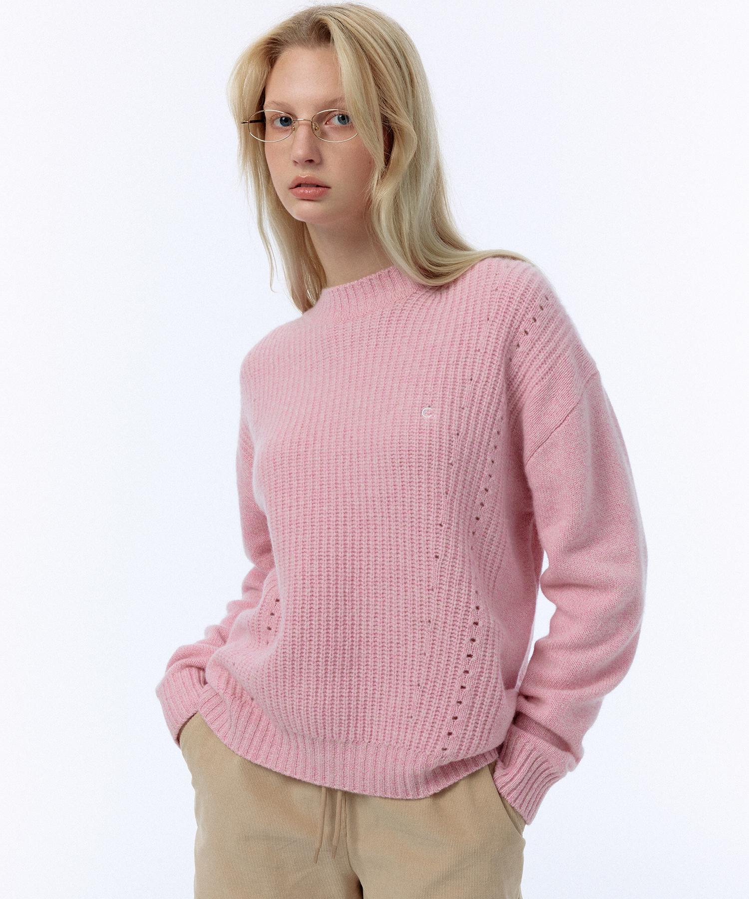 Clove [24Fw Clove] Knit Pullover (Pink) Pink/Free