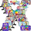 Sac à Dos Double Épaule et Bandoulière Numberblocks Avec Trousse Parfait Cadeau Pour Anniversaires