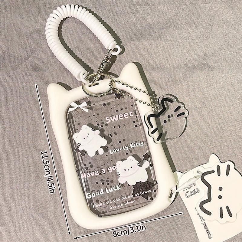 Binder Photocard Holder Cute Keychain Photo Card Case Idol Cards Collect Book Picture Frame Photocard Stuff