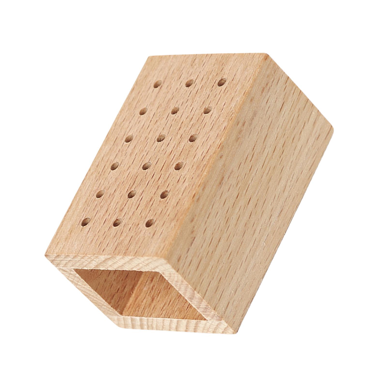 

Деревянный держатель для шлифовальных насадок для маникюрного аппарата, профессиональный органайзер для хранения головок для полировки ногтей, подставка для дисплея, органайзер для насадок для маникюрного аппарата