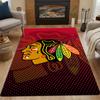 Colorful Feathered Warrior Design Patterned Carpet, Non Slip Mat Suitable for Living Room and Bedroom Sofas