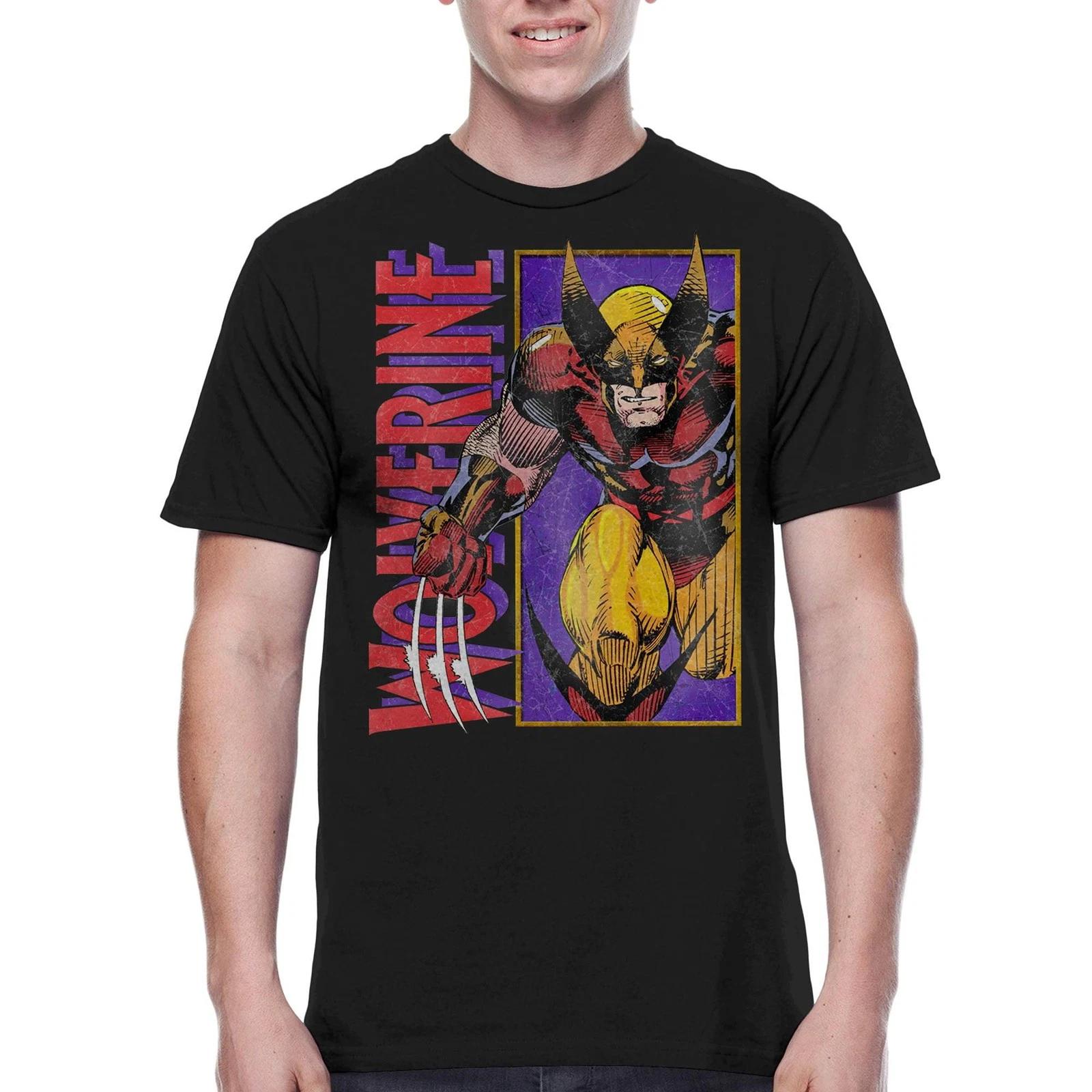 Marvel Wolverine Panel Bust T- Shirt New L