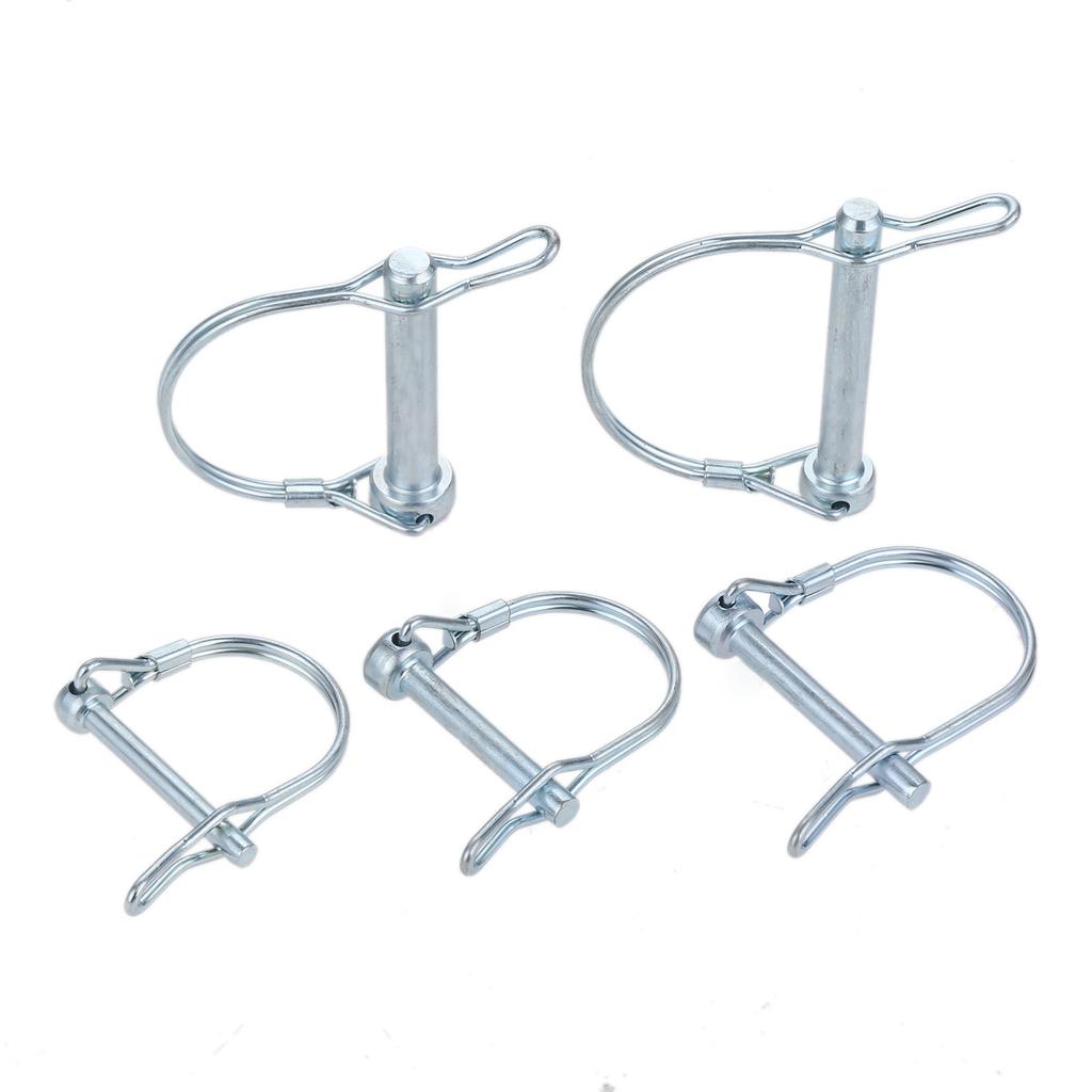 5/2pcs Quick Lock Release Trailer Truck Coupler Safety Pin Camper Bicycle Stroller Cargo Boat Accessories Marine Hitch Hook Clip