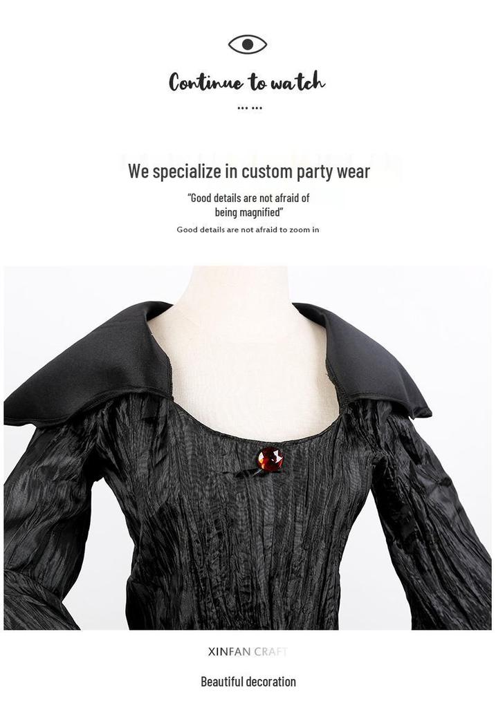 Dark Witch Ball Halloween Costume - Maleficent Sleeping Beauty Cosplay