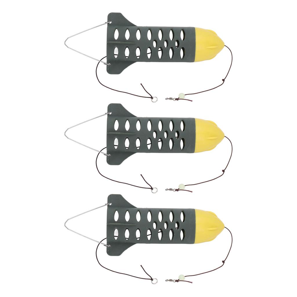 3Pcs Fishing Feeder Carp Bait Thrower Fishing Bait Holder Fishing Lure Bait Cage Trap Basket for Fishing Accessories