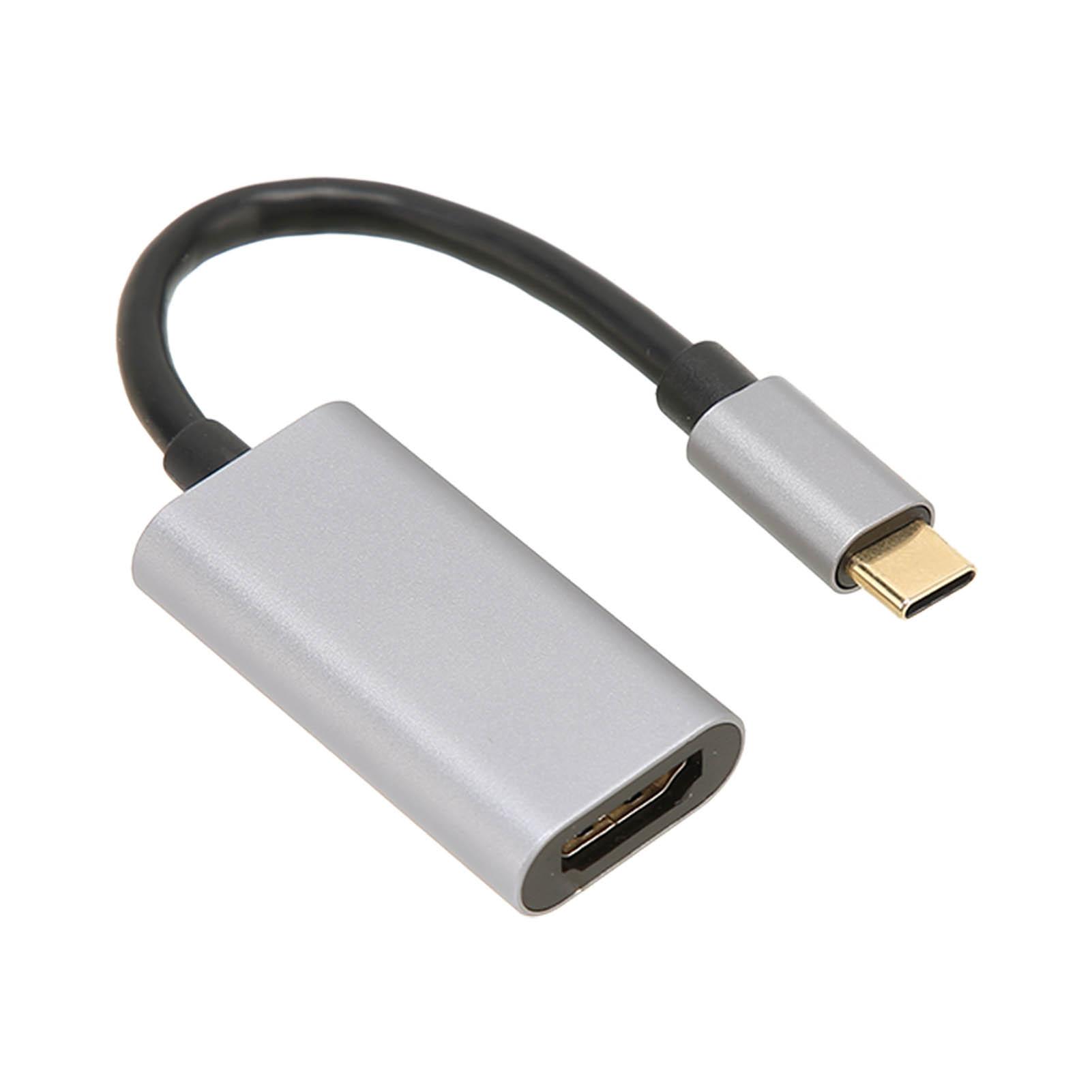 

Адаптер Type C на HD Multimedia Interface 4K Кабель-конвертер для вывода видео без потерь для ТВ-монитора