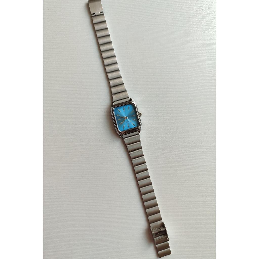 Women's Wristwatch New Fashion Vintage Metal Block Cord Gold Wristwatch