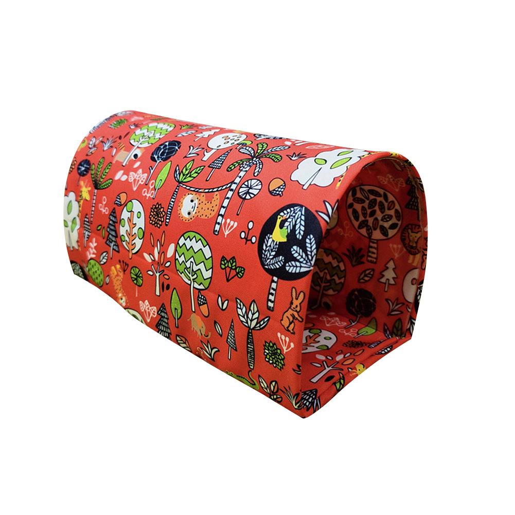 Speelbuizen voor Hamsters Bospatroon Schuilplaats Tunnel Speelgoed Huisdierbenodigdheden voor Cavia Konijn Egel Chinchilla