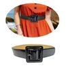 Ceinture large tendance pour femme Ceinture réglable pour robes Pantalons Ceinture de taille Écharpe décorative Couleur unie pour dame Filles