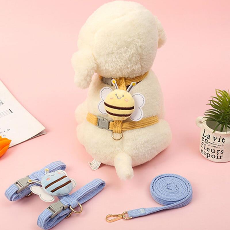 

1 set of bee harness leashes (choose one size) 03 Bee Harness - Yellow S