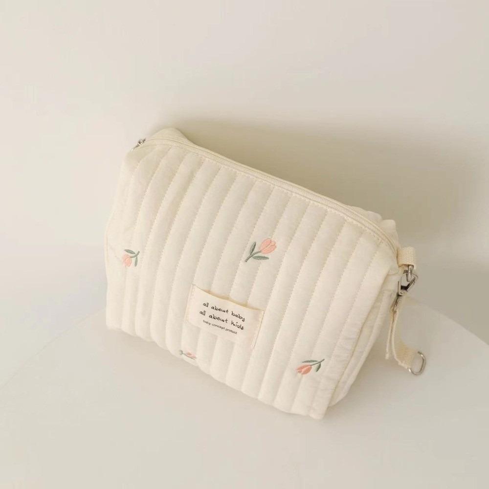 Zipper Stroller Hanging Bag Cute Print Mommy Bag Ins Makeup Bags  Baby