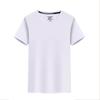 Ice Silk Quick-Dry Round Neck Sports T-Shirt for Outdoor, Tennis, Running, Auto Repair, and Advertising with Short Sleeves and Logo Print