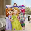 Süß die F-First Flanell S-Sofia Film warme Gemütlichkeit weiche Plüschdecke für Sofa Wohnzimmer Cartoon Zimmer Büro Schlafzimmer Reise Geschenk