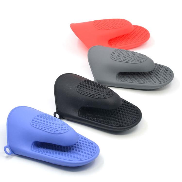 Pince à main Cuisine Gants d'isolation thermique Maison Four Outil de cuisson Épaissi Silicone Anti-brûlure Matériau Numéro de modèle Origine