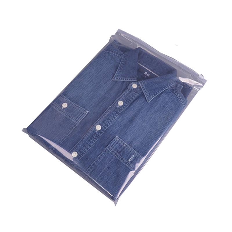 Transparent PE Ziplock Bag for Clothing, Underwear, and Socks - Self-Sealing Zipper Bag