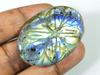 32X48MM Natural Labradorite Carving Oval Designer  Loose Gemstone 105Cts SK-1364