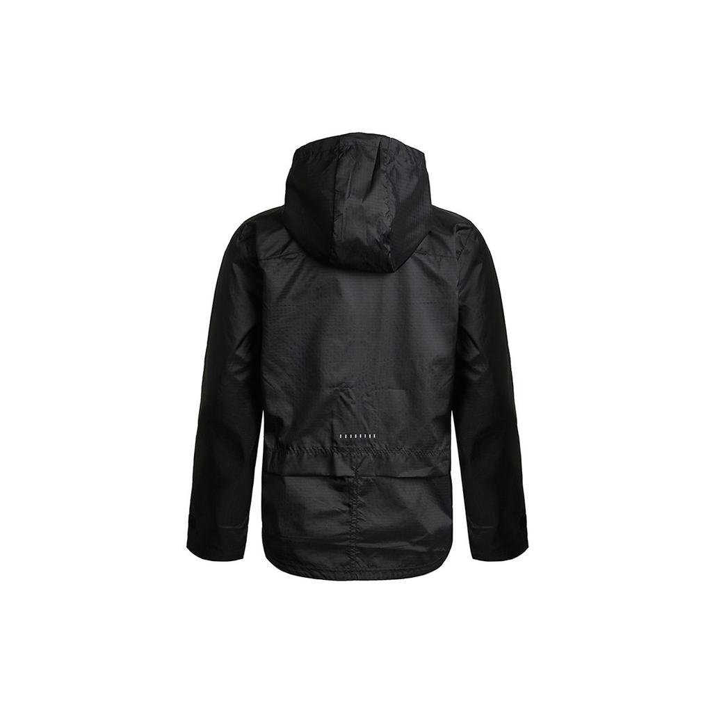 Nike Chaqueta esencial con capucha para correr para mujer Tops Negro CU3218-010