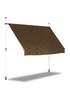 TOOLS LIFE Sunshade Awning Tension Sunshade Screen Easy UV Rain Water Assembly Instructions Brown Tent, Type, Installation, Protection, Tension,