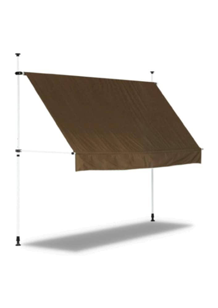 TOOLS LIFE Sunshade Awning Tension Sunshade Screen Easy UV Rain Water Assembly Instructions Brown Tent, Type, Installation, Protection, Tension,