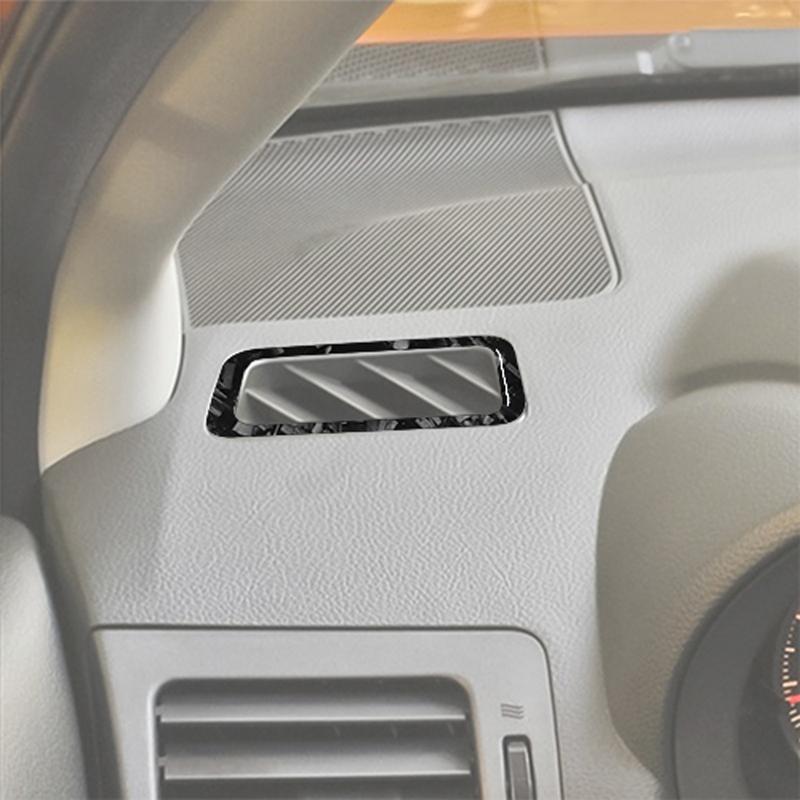 For Subaru Impreza 2012-2016 XV Crosstrek 2013-2017 Forged Carbon Fiber Defogging Air Outlet Trim Cover Car Accessories Sticker