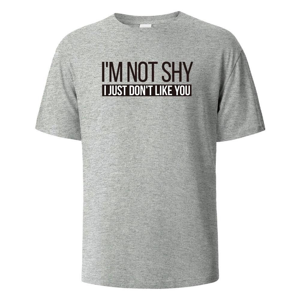 I'm Not Sky Printed T-Shirt Mr. Funny Graphic 100% Cotton Oversize Shortsleeved Tees For Men Women Summer Fashion Casual Tops