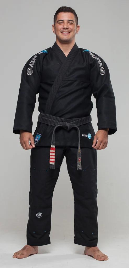 Atama Gi / Kimono BJJ Herren Mundial Schwarz A1