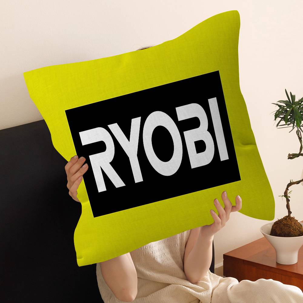 R-Ryobi Personalized Pillow Cover Kids Bedroom Wild Party Decor Pillowcase Kid Birthday Shower Gift