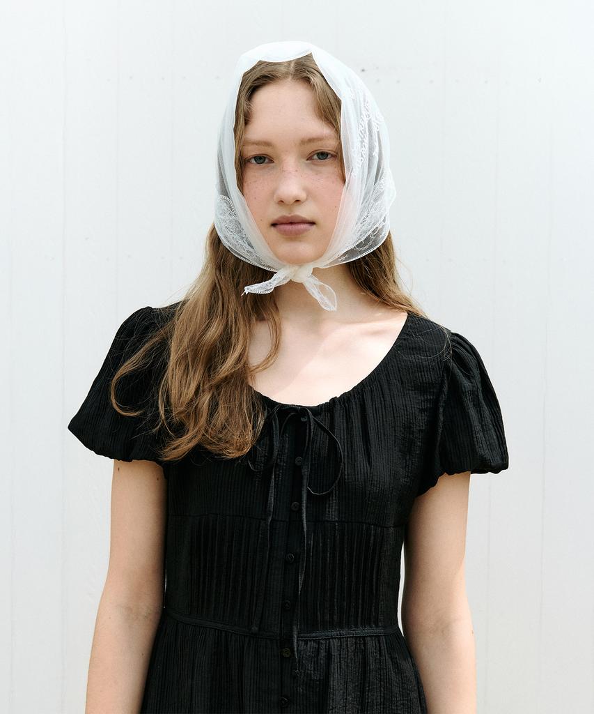 Lora Lora Ribbon Lace Mini Onepiece Black