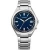 Citizen Eco-Drive CB1160-55L Men's Analog Watch Radio-Controlled Waterproof Titanium Silver Navy 26-Year Model