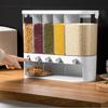 ZISIZ Kitchen Divided Grain Storage Box