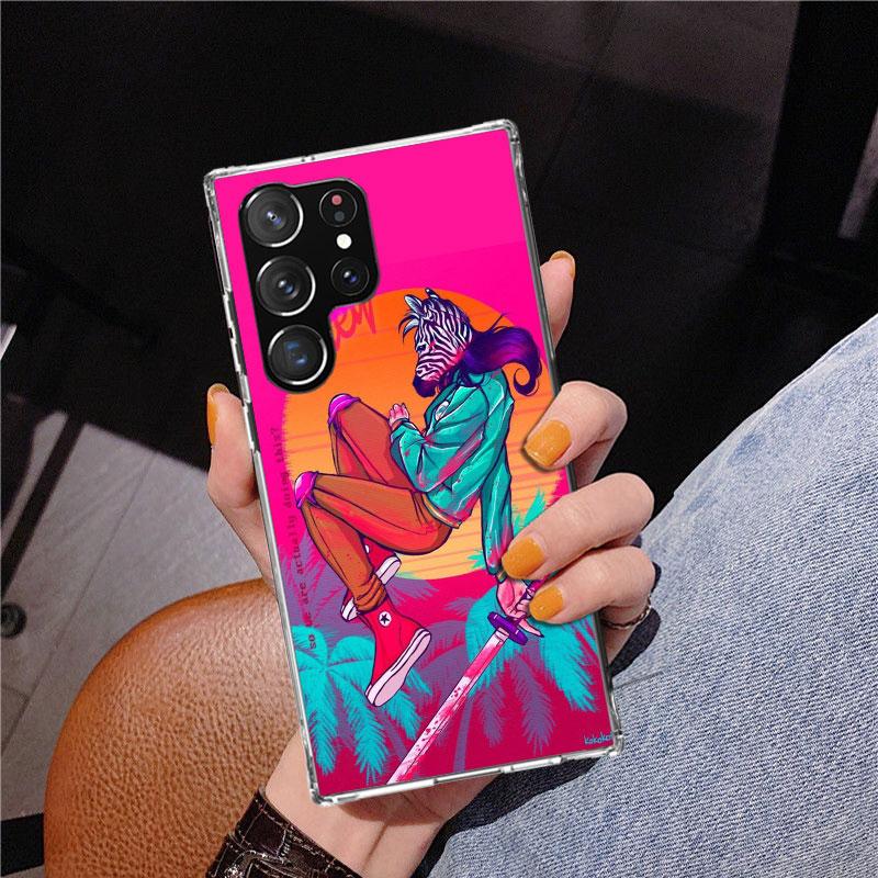 Game Hotline Miami Phnoe Case for Samsung Galaxy S26 S25 Edge S23 S24 Ultra S22 Plus S21 S20 FE Unique Cover Soft Coque Galaxy S
